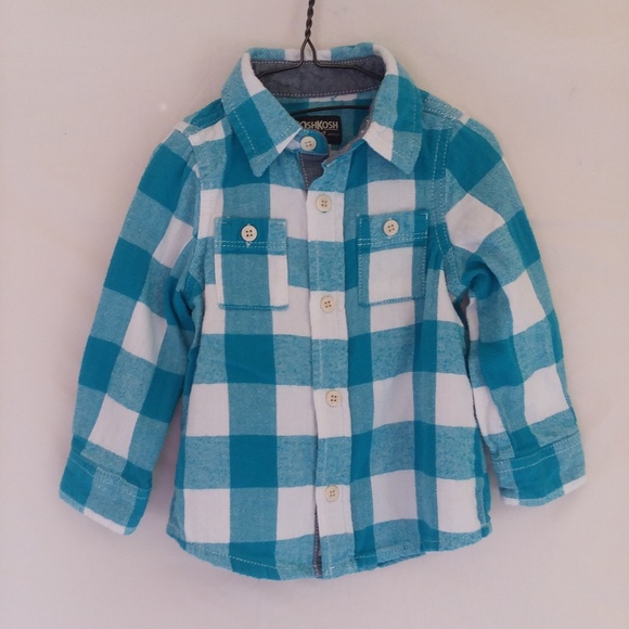 OshKosh B'gosh Other - ❤NWOT OshKosh B'Gosh flannel shirt 24months